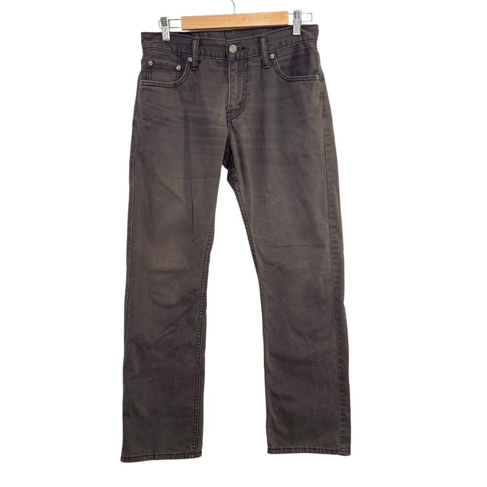 Levis 514 Straight Fit Jeans Mens 30x30 Gray Denim Pants Classic Casual